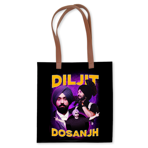 Diljit Dosanjh Vintage Tote Bag