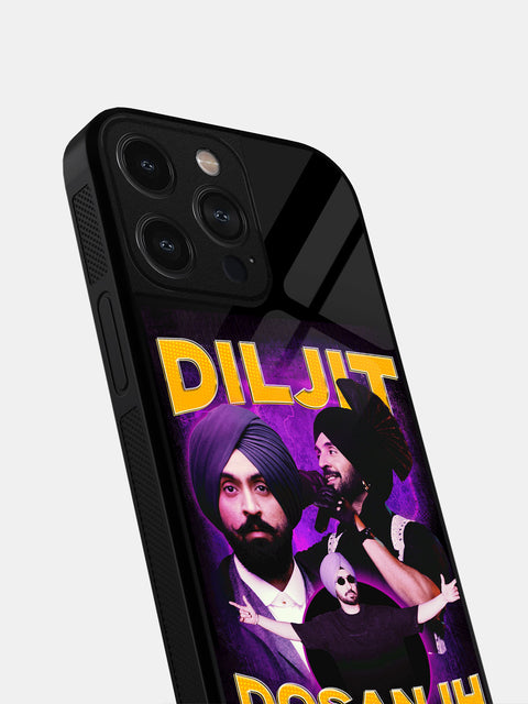 Diljit Dosanjh Vintage iPhone Glass Case