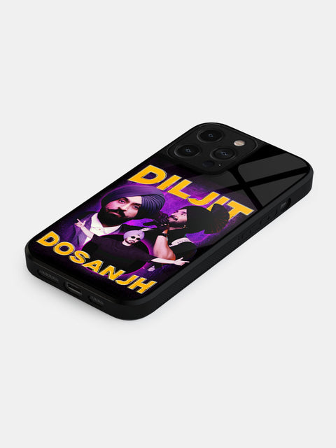 Diljit Dosanjh Vintage iPhone Glass Case