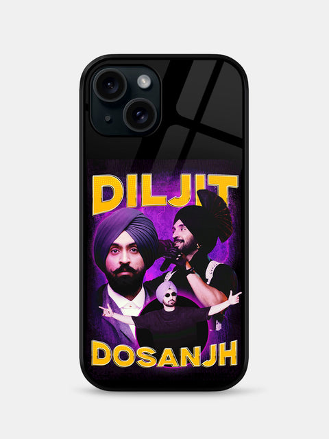 Diljit Dosanjh Vintage iPhone Glass Case