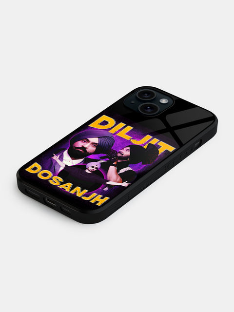 Diljit Dosanjh Vintage iPhone Glass Case