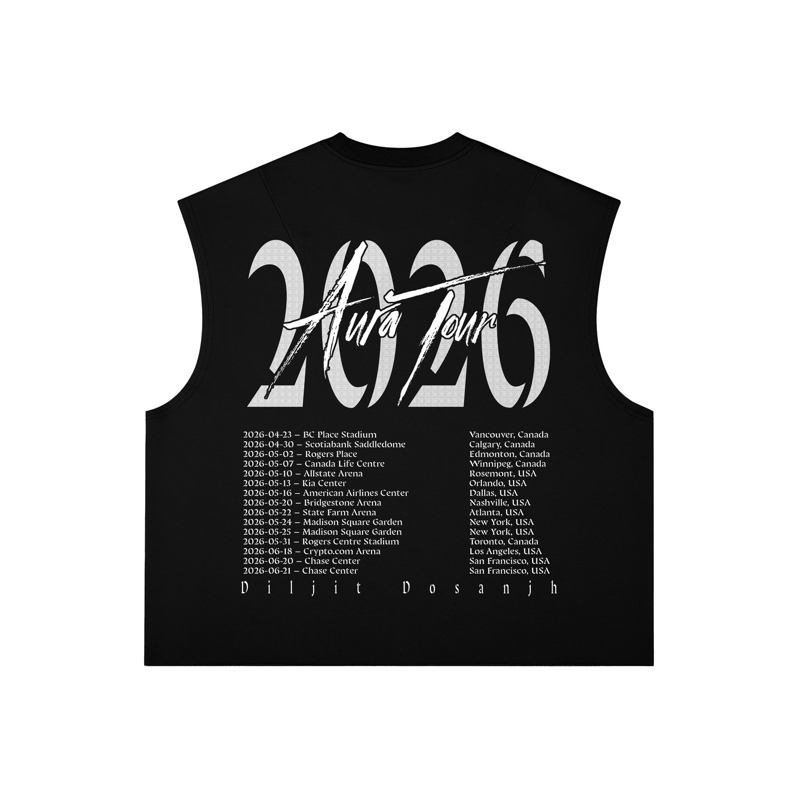 AURA Tee — back view