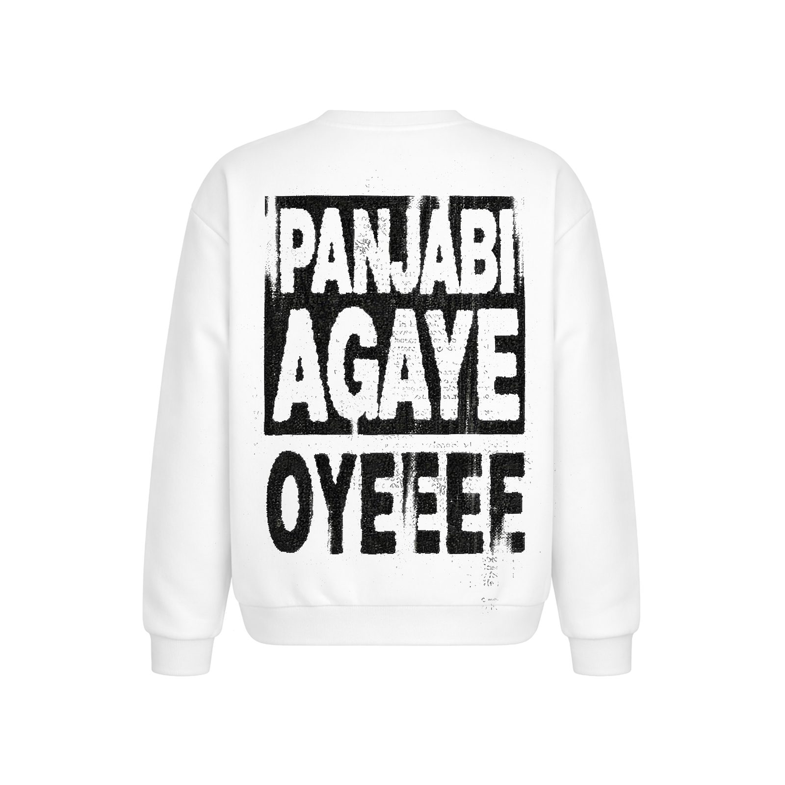 Panjabi Aa Gaye Oye Sweatshirt — back view
